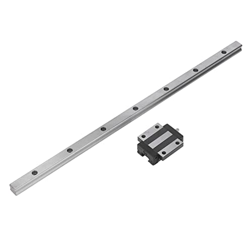 Linearbewegungsführung Linearschienenführungsset Linearlagergleiter-Kit mit Kugellager-Stahlblock für 3D-Drucker und CNC-Teile(350mm) von LiebeWH