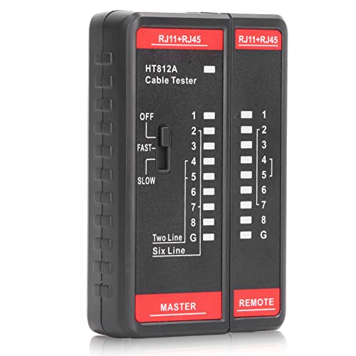 Netzwerkkabeltester RJ11 Netzwerkkabeltester, Kabeltester Netzwerkdrahttestwerkzeug RJ45 Telefonleitungsdrahttestwerkzeug Zubehör für die Messung HT812A Netzwerkkabeltester RJ11 Netzwerkkabeltester, Kabeltester Netzwerkdrahttestwerkzeug RJ45 Telefonleitungsdrahttestwerkzeug Zubehör für die Messung HT812A von LiebeWH