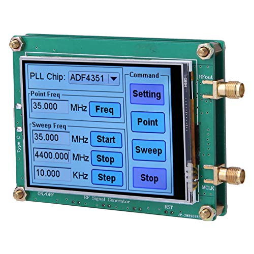 Signalgenerator mit Hoher Genauigkeit, Adf4351, HF-Signalgenerator, Funktionsgeneratoren, Voll-Touchscreen, HF-Frequenzmodul, PC-Zähler-Controller mit Datenkabel, SMA-Buchse Signalgenerator mit Hoher Genauigkeit, Adf4351, HF-Signalgenerator, Funktionsgeneratoren, Voll-Touchscreen, HF-Frequenzmodul, PC-Zähler-Controller mit Datenkabel, SMA-Buchse von LiebeWH