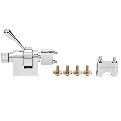 Snare Throw Off, Snare Strainer, Throw Off Snare Drum Strainer Silber Robustes Metall mit Befestigungsschrauben Zubehör mit Wunderschönem Erscheinungsbild von LiebeWH