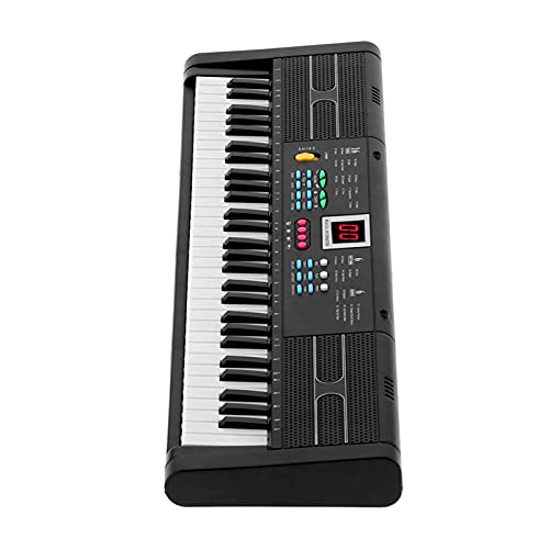 Tastatur Klavier Piano Keyboard 61 Tasten Piano Instrument MQ6187 mit Mehreren Stromversorgungsmodi für Anfänger und Kinder von 1 Bis 10 von LiebeWH