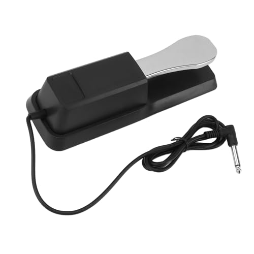 LiebeWH Universelles Sustain-Pedal für Elektronische Keyboards von Roland Korg Behringer Moog Piano mit Silbernem Polaritätsschalter, LIEBEWH7G3IZ10V5M von LiebeWH