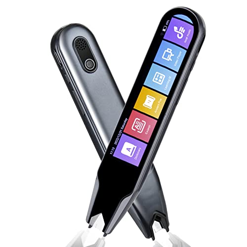 Scan Lesestift, Intelligenter Lesestift für Legasthenie, 134 Sprachen Instant Translator Gerät, 12,7 cm Touchscreen Online/Offline-Übersetzer, Text zu Sprache OCR-Scanner Stift für Geschäftsreisen von Lieberwell