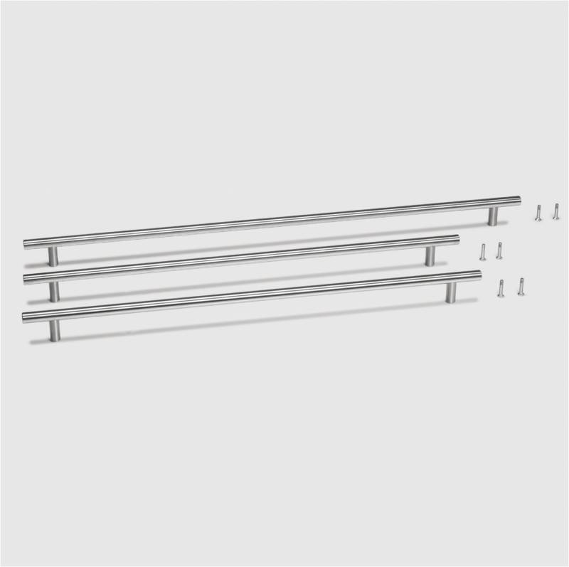 Griffe-Set Edelstahl Kühl-/Gefriergeräte-Zubehör von Liebherr