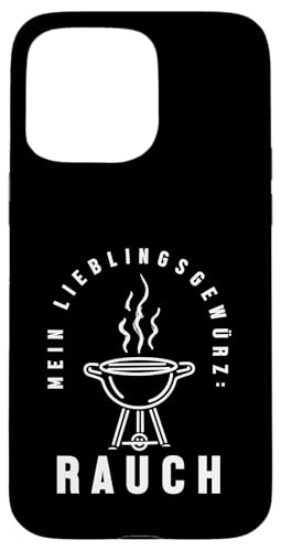 Lieblingsgewürz Rauch Grillen Vatertag Spruch Humor Papa Hülle für iPhone 15 Pro Max von Lieblingsgewürz Rauch Grillen Vatertag Geschenk