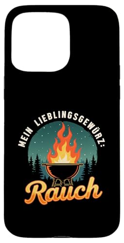 Lieblingsgewürz Rauch Grillen Vatertag Spruch Humor Papa Hülle für iPhone 15 Pro Max von Lieblingsgewürz Rauch Grillen Vatertag Geschenk