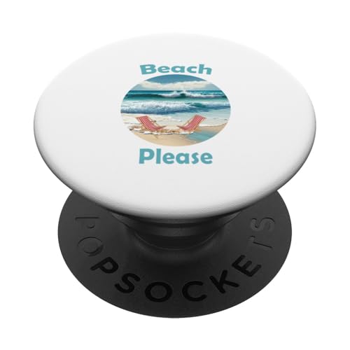 Das Leben ist wirklich gut, Strand, Herzschlag, Sommer, Strandurlaub PopSockets Klebender PopGrip von Life Is Really Good Summer Beach Vacation Graphic