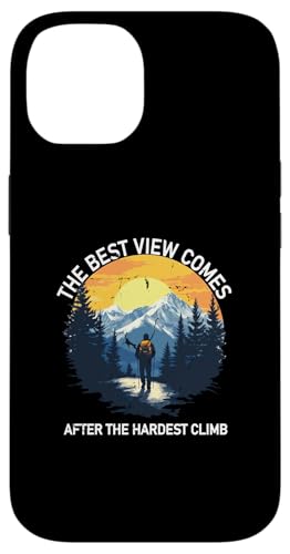 Die beste Aussicht hat man nach dem schwersten Aufstieg — Souvenirwandern Hülle für iPhone 14 Die beste Aussicht hat man nach dem schwersten Aufstieg — Souvenirwandern Hülle für iPhone 14 von Life Is Really Good Summer Beach Vacation Graphic