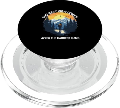 Die beste Aussicht hat man nach dem schwersten Aufstieg — Souvenirwandern PopSockets PopGrip für MagSafe Die beste Aussicht hat man nach dem schwersten Aufstieg — Souvenirwandern PopSockets PopGrip für MagSafe von Life Is Really Good Summer Beach Vacation Graphic