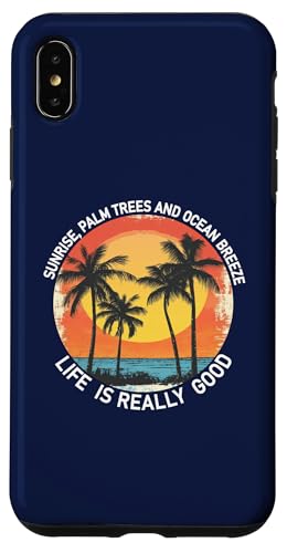 Life Is Really Good Hawaiian Vintage 80er Palmen Sunrise Hülle für iPhone XS Max Life Is Really Good Hawaiian Vintage 80er Palmen Sunrise Hülle für iPhone XS Max von Life Is Really Good Summer Beach Vacation Graphic