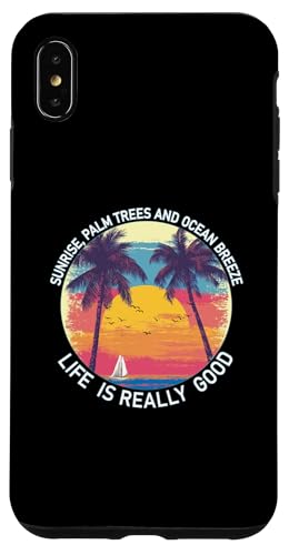 Life Is Really Good Hawaiian Vintage 80er Palmen Sunrise Hülle für iPhone XS Max Life Is Really Good Hawaiian Vintage 80er Palmen Sunrise Hülle für iPhone XS Max von Life Is Really Good Summer Beach Vacation Graphic