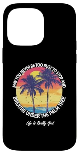 Life Is Really Good Palme Sommer Strand Urlaub Grafik Hülle für iPhone 14 Pro Max Life Is Really Good Palme Sommer Strand Urlaub Grafik Hülle für iPhone 14 Pro Max von Life Is Really Good Summer Beach Vacation Graphic