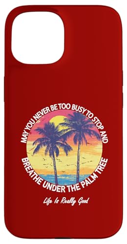Life Is Really Good Palme Sommer Strand Urlaub Grafik Hülle für iPhone 15 Life Is Really Good Palme Sommer Strand Urlaub Grafik Hülle für iPhone 15 von Life Is Really Good Summer Beach Vacation Graphic