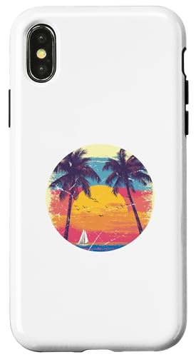 Life Is Really Good Palme Sommer Strand Urlaub Grafik Hülle für iPhone X/XS von Life Is Really Good Summer Beach Vacation Graphic