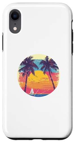 Life Is Really Good Palme Sommer Strand Urlaub Grafik Hülle für iPhone XR von Life Is Really Good Summer Beach Vacation Graphic
