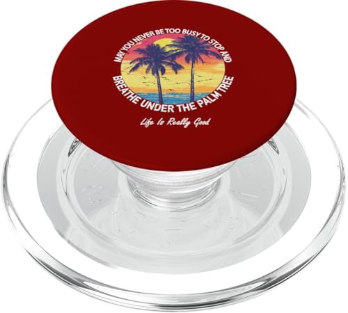 Life Is Really Good Palme Sommer Strand Urlaub Grafik PopSockets PopGrip für MagSafe Life Is Really Good Palme Sommer Strand Urlaub Grafik PopSockets PopGrip für MagSafe von Life Is Really Good Summer Beach Vacation Graphic
