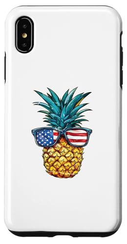 Life Is Really Good Pineapple Strandsonnenbrille mit US-Flagge Hülle für iPhone XS Max von Life Is Really Good Summer Beach Vacation Graphic