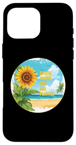 Life Is Really Good Sonnenblume Sommer Strand Urlaub Grafik Hülle für iPhone 16 Pro Max von Life Is Really Good Summer Beach Vacation Graphic