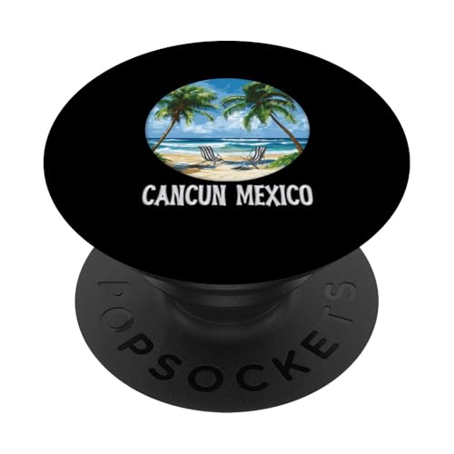 Palme Sommer Cancun Mexiko Strand Urlaub 70er 80er Jahre Retro PopSockets Klebender PopGrip Palme Sommer Cancun Mexiko Strand Urlaub 70er 80er Jahre Retro PopSockets Klebender PopGrip von Life Is Really Good Summer Beach Vacation Graphic