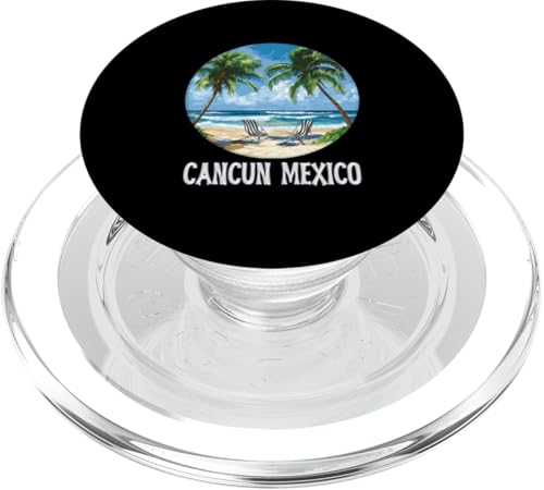 Palme Sommer Cancun Mexiko Strand Urlaub 70er 80er Jahre Retro PopSockets PopGrip für MagSafe Palme Sommer Cancun Mexiko Strand Urlaub 70er 80er Jahre Retro PopSockets PopGrip für MagSafe von Life Is Really Good Summer Beach Vacation Graphic