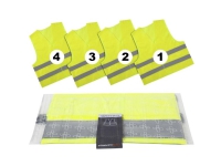 LifeHammer 10474 SAFETY VEST ULTRA Advarselsvest Voksne EN 20471 ISO 20471 4 stk von LifeHammer