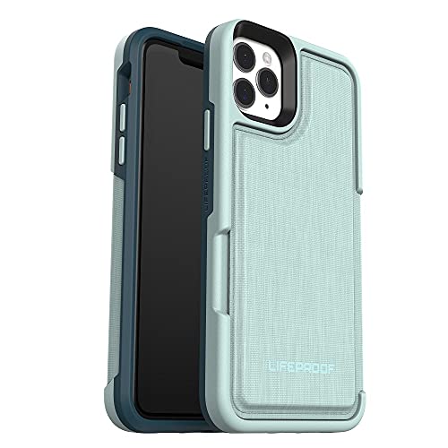 LifeProof Flip verstärkte Schutzhülle mit Steckplatz für 2 Kredit oder Scheckkarten für iPhone 11 Pro Max Grün von LifeProof