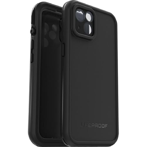 LifeProof Fre Hülle für iPhone 13, Wasserdicht (IP68), stoßfest, schmutzabweisend, Sturzschutz bis 2 Meter, schlanke Hülle mit integriertem Displayschutz, Schwarz von LifeProof