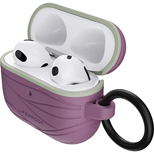 LifeProof Kopfhörer Hülle für AirPods 3. Gen 2021, stoßfeste, sturzsichere, dünne, kratz- und abriebfeste Schutzhülle für Apple Watch, inklusive Karabiner, nachhaltig hergestellt, Lila von LifeProof