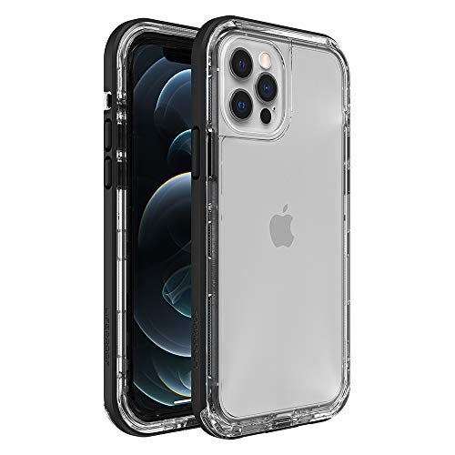 LifeProof Next Series Schutzhülle für iPhone 12 und iPhone 12 Pro, Schwarz/Kristall (transparent/schwarz) von LifeProof