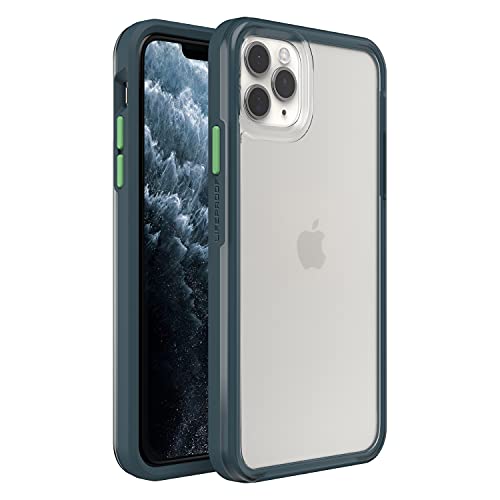 LifeProof SEE Hülle für iPhone 11 Pro Max, stoßfest, Sturzschutz bis 2 Meter, ultraschlank, schützende transparente Hülle, Nachhaltig hergestellt, Transparent/Blau von LifeProof