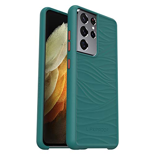LifeProof Wake Hülle für Samsung Galaxy S21 Ultra 5G, stoßfest, Sturzschutz bis 2 Meter, schlanke schützende Hülle, Nachhaltig hergestellt aus recyceltem Ozeanplastik, Blaugrün LifeProof Wake Hülle für Samsung Galaxy S21 Ultra 5G, stoßfest, Sturzschutz bis 2 Meter, schlanke schützende Hülle, Nachhaltig hergestellt aus recyceltem Ozeanplastik, Blaugrün von LifeProof