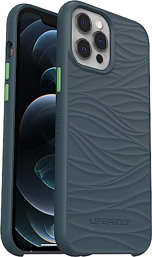 LifeProof Wake Hülle für iPhone 12 Pro Max, stoßfest, Sturzschutz bis 2 Meter, schlanke schützende Hülle, Nachhaltig hergestellt aus recyceltem Ozeanplastik, Grau von LifeProof