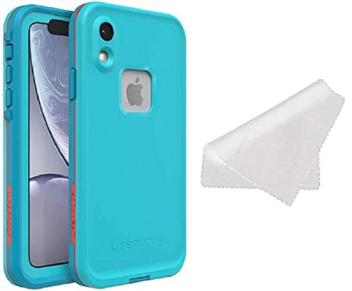 LifeProof Wasserdichte Schutzhülle für iPhone XR (nur für iPhone XR) – mit Reinigungstuch – Nicht-Einzelhandelsverpackung – Boosted (Blue Atoll/Hawaiian Ocean/Emberglow) von LifeProof