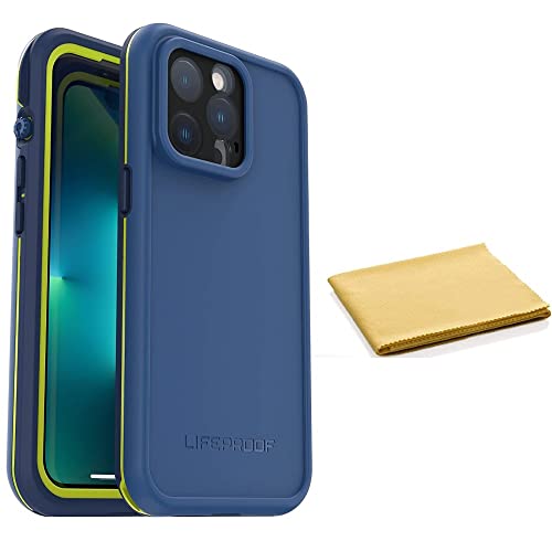 LifeProof FRFRE Series Wasserdichte Schutzhülle mit Magsafe für iPhone 13 Pro (nur mit Reinigungstuch) – keine Einzelhandelsverpackung – Onward Blue von LifeProof