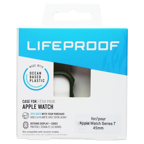 LifeProof Watch Bumper for Apple Watch Series 8/7 45mm, stoßfeste, sturzsichere, schlanke Schutzhülle für Apple Watch, schützt den Display und die Kanten, nachhaltig hergestellt, Grün von LifeProof