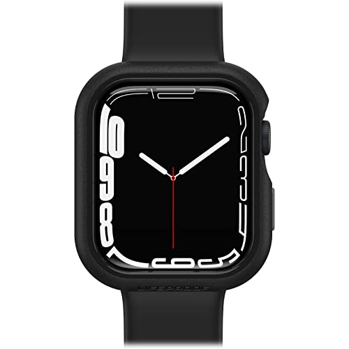 LifeProof Watch Bumper for Apple Watch Series 8/7 45mm, stoßfeste, sturzsichere, schlanke Schutzhülle für Apple Watch, schützt den Display und die Kanten, nachhaltig hergestellt, Schwarz von LifeProof
