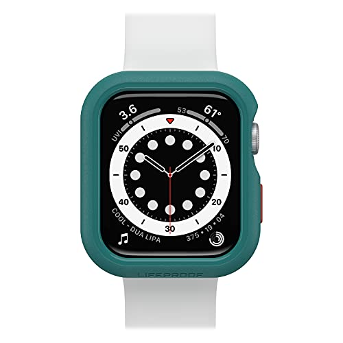 LifeProof Watch Bumper for Apple Watch Series SE 2. gen/SE 1. gen/6/5/4 44mm, stoßfeste, sturzsichere, schlanke Schutzhülle für Apple Watch, schützt den Display und die Kanten, Blaugrün von LifeProof