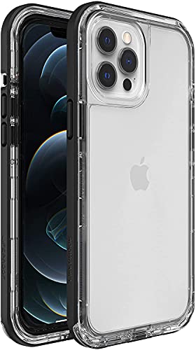 LifeProof für Apple iPhone 12 Pro Max, Schlanke, sturzgeschützte, schmutzabweisende und schneesichere Schutzhülle, Next Serie, Transparent/Schwarz von LifeProof