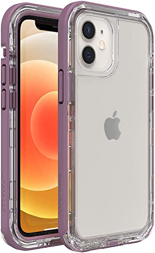 LifeProof für Apple iPhone 12 mini, Schlanke, sturzgeschützte, schmutzabweisende und schneesichere Schutzhülle, Next Serie, Transparent/Lila von LifeProof