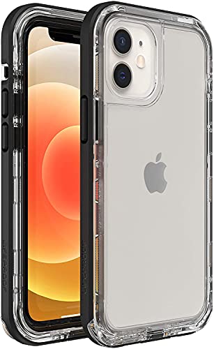 LifeProof für Apple iPhone 12 mini, Schlanke, sturzgeschützte, schmutzabweisende und schneesichere Schutzhülle, Next Serie, Transparent/Schwarz von LifeProof