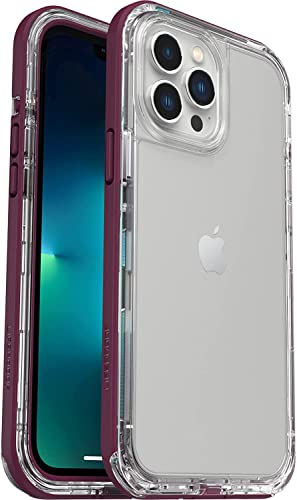 LifeProof für Apple iPhone 13 Pro Max / iPhone 12 Pro Max, sturzgeschützte, schmutzabweisende und schneesichere Schutzhülle, Next Serie, Transparent/Lila von LifeProof