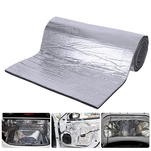 Lifemaison 200×50×1cm Dämmmatte Auto Schallschutzmatte Isolierung,Dämmmatte Schaumstoff Selbstklebend Matte Schallschutz Selbstklebende,Schallschutz Schalldämmung Wasserdicht für Kfz,Lärmschutz,Blau von Lifemaison