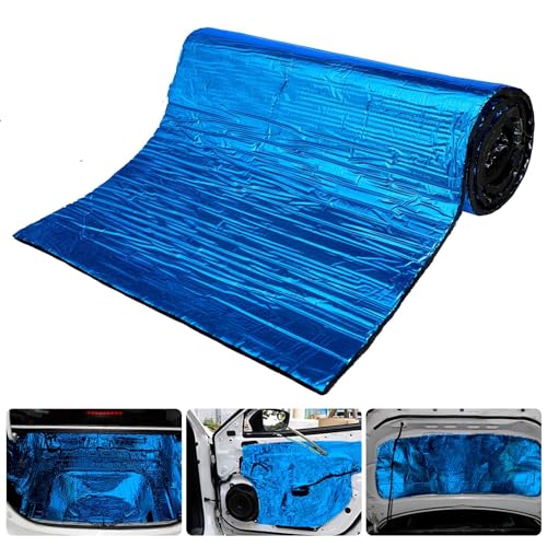 Lifemaison 200×50×1cm Dämmmatte Auto Schallschutzmatte Isolierung,Dämmmatte Schaumstoff Selbstklebend Matte Schallschutz Selbstklebende,Schallschutz Schalldämmung Wasserdicht für Kfz,Lärmschutz von Lifemaison
