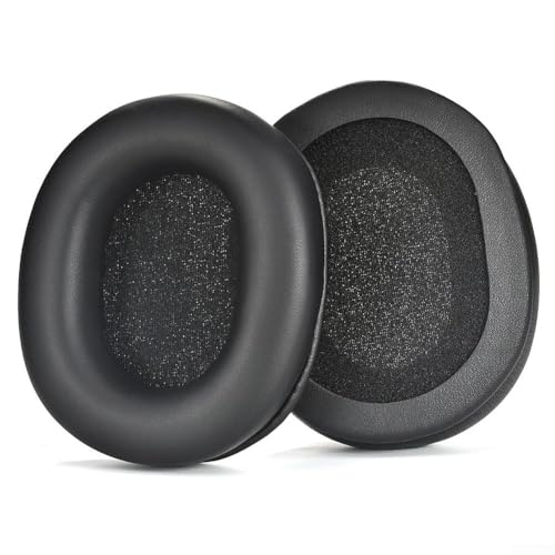 Ersatz-Ohrpolster aus weichem Leder für Kopfhörer der ATH M50X-Serie, perfekt passend für mehrere Modelle (schwarz) von LifenaviStore
