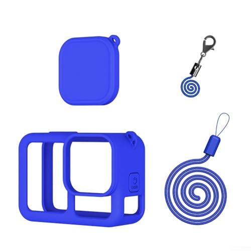 Innovatives Design dieser hochwertigen Silikon-Schutzfolie, speziell für die neueste Edition Ihrer Action-Kamera (blau) von LifenaviStore