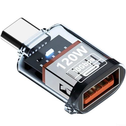 LifenaviStore Tragbarer Typ C auf USB 3 0 Konverter für schnelle Dateiübertragungen mit Geschwindigkeiten von bis zu 10 Gbit/s (blau) von LifenaviStore