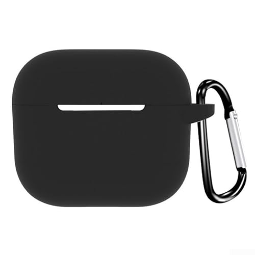 Praktische Silikon-Kopfhörerhülle für AirPods 3, schützt Ihre Ohrhörer (schwarz) von LifenaviStore