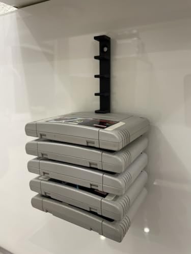 2x Wandhalterung Halterung für 9 SNES PAL Videospiele - Game Storage von LiftWood