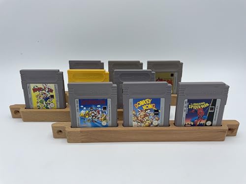 3X Aufsteller Ständer für Nintendo® Gameboy Classic Color Advance Spiele ohne Schutzhülle von LiftWood