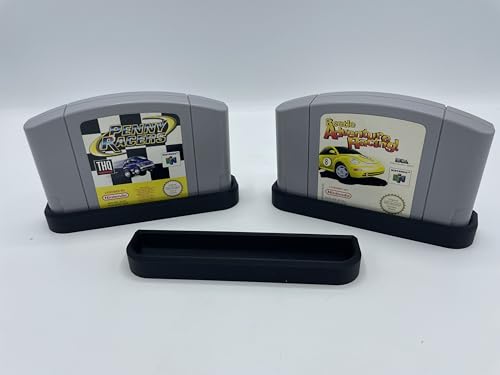 3x Aufsteller Ständer Halterung für je 1x N64 Videospiel - Game Storage von LiftWood